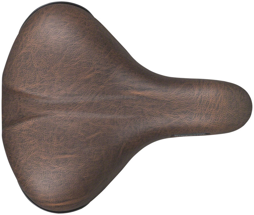 Selle San Marco City Saddle - Steel, Brown, Men's, Large