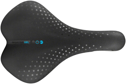 Selle San Marco Sportive Saddle - Steel, Black, Men's, Large, Gel