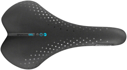 Selle San Marco Sportive Saddle - Steel, Black, Men's, Small, Gel