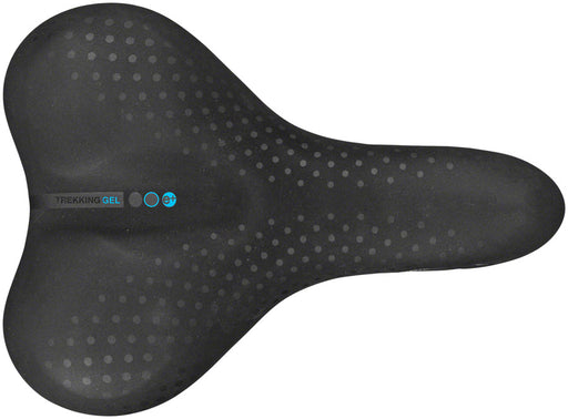 Selle San Marco Trekking Gel Saddle - Steel, Black, Men's, Large, Gel