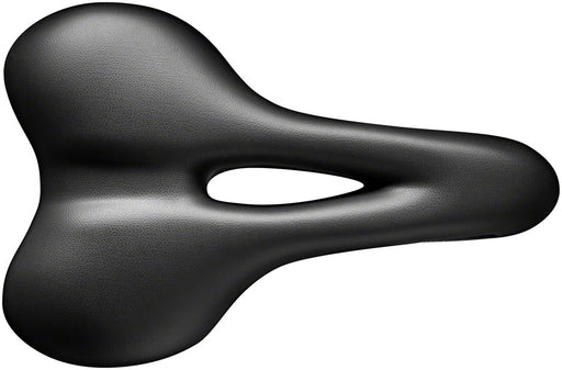 Selle San Marco Trekking Open-Fit Saddle - Steel, Black, Men's, Small