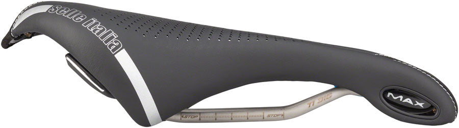 Selle Italia Max Flite Gel Superflow Saddle - Titanium, Black, L3