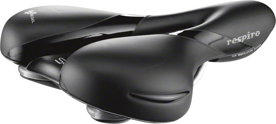 Selle Royal Respiro Moderate Saddle - Manganese, Black, Women's
