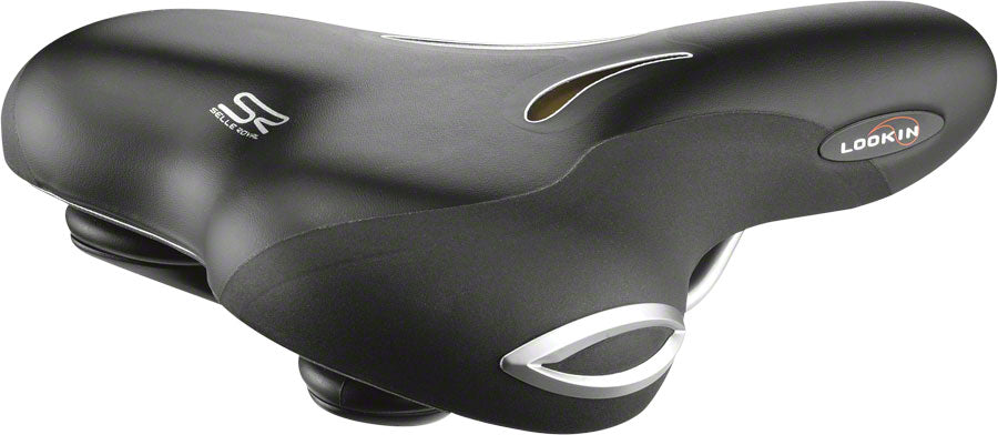 Selle Royal Lookin Moderate Saddle - Steel, Black, Women's