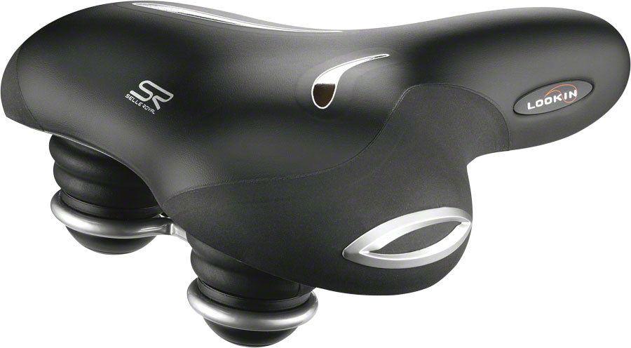 Selle Royal Lookin Saddle - Steel, Black, Basic Relaxed