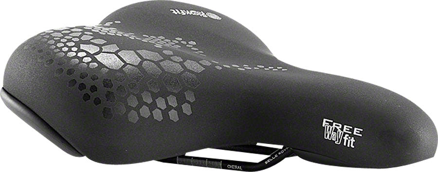 Selle Royal FreeWay Saddle - Steel, Black, Athletic