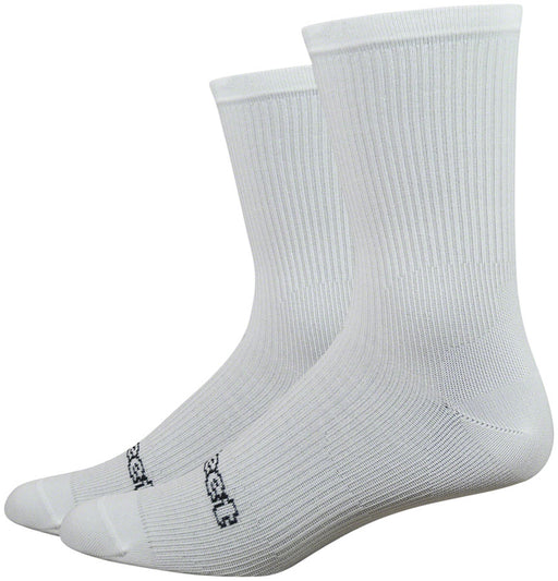 DeFeet Evo Classique 6" socks, white 12+