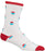 SockGuy SGX Pops Sock: White LG/XL