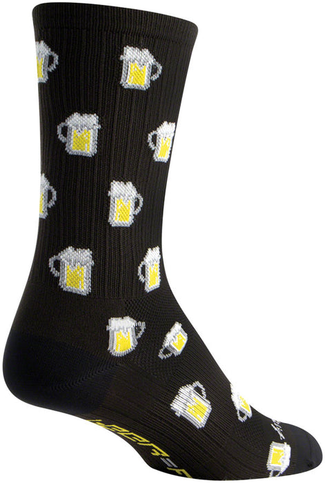 Sockguy Fuel SGX6 socks, black - 5-9