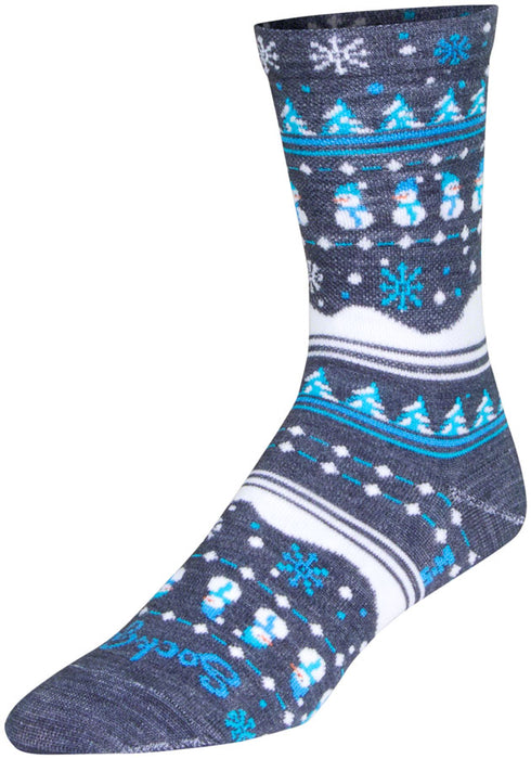 Sockguy Winter Sweater Wool Socks L/XL 6" 9-13