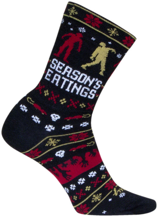 Sockguy Dead Ugly Wool Socks L/XL 6" 9-13