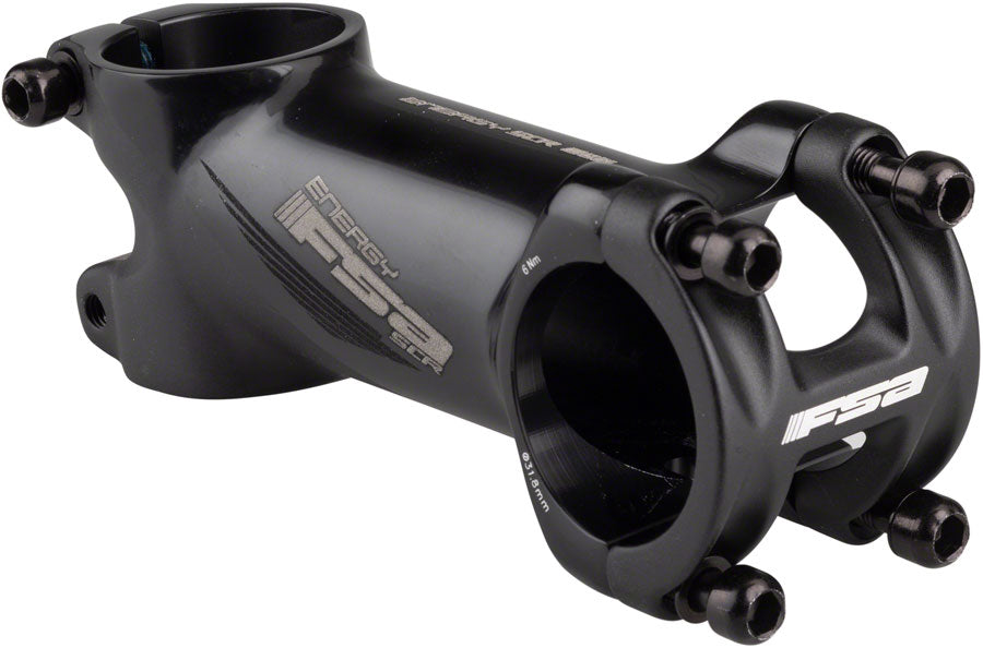 FSA (Full Speed Ahead) Energy SCR Stem - 80mm, 31.8 Clamp, +/-6, Black/Gray