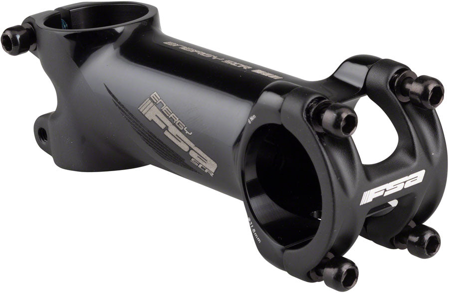 FSA (Full Speed Ahead) Energy SCR Stem - 90mm, 31.8 Clamp, +/-6, Black/Gray
