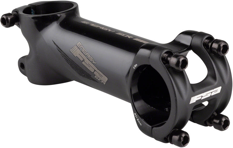 FSA (Full Speed Ahead) Energy SCR Stem - 100mm, 31.8 Clamp, +/-6, Black/Gray