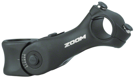 Zoom TDS-80 Adjustable Stem - 105mm, 25.4 Clamp, Adjustable, 1 1/8", Aluminum, Black