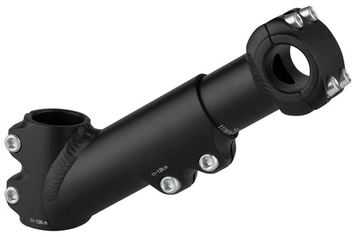 Zoom Tandem Stoker Stem 135-160mm extension, +35 Degree Rise, 25.4 Bar Clamp, 28.6 Seat Post Clamp Black