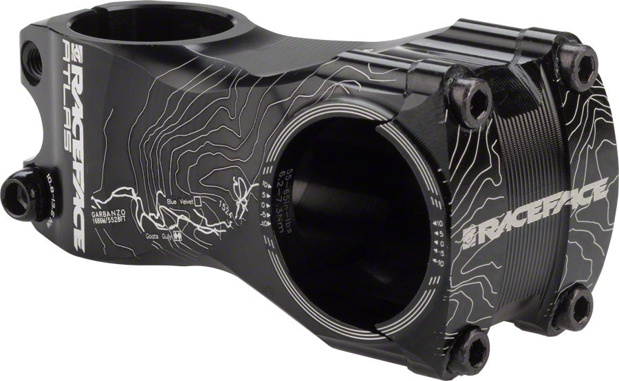 Race Face Atlas 35 Stem - 65 mm, 35.0 Clamp, +/-0, 1 1/8", Aluminum, Black