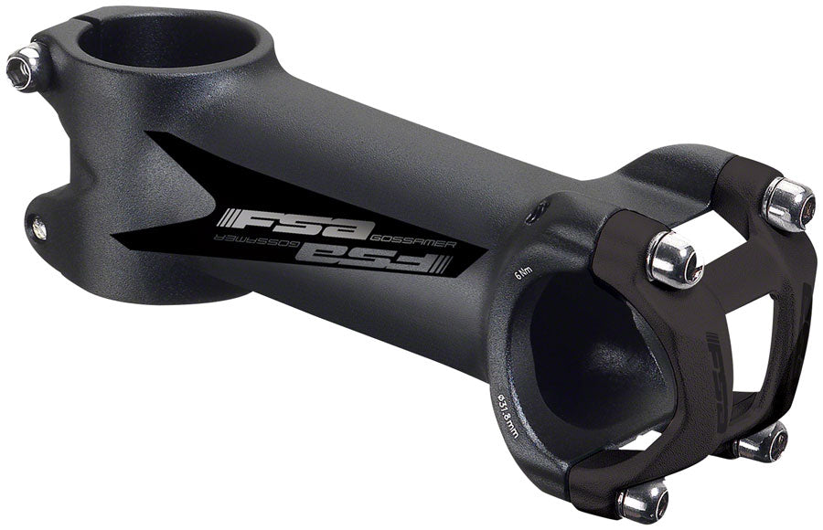 FSA (Full Speed Ahead) Gossamer Stem - 110mm, 31.8 Clamp, +/-6, 1 1/8", Alloy, Black