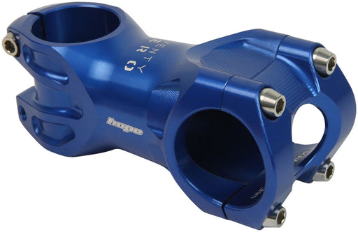 Hope XC Stem - 70mm, 31.8 Clamp, +/-0, 1 1/8", Blue