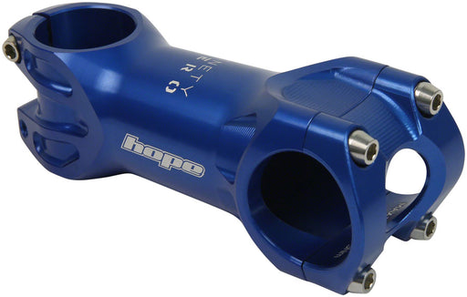 Hope XC Stem - 90mm, 31.8 Clamp, +/-0, 1 1/8", Blue