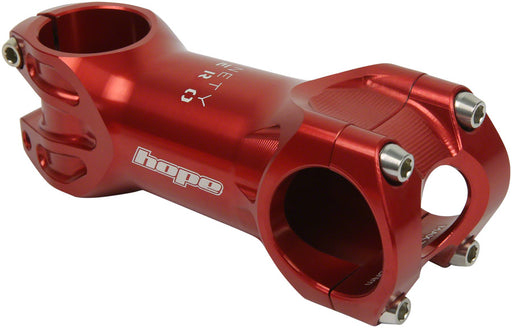 Hope XC Stem - 90mm, 31.8 Clamp, +/-0, 1 1/8", Red