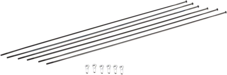 DT Swiss ARC1400 DiCut 48 RB Spoke Kit: Front & Rear, Black