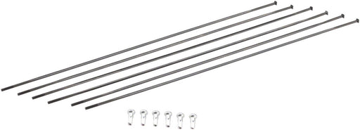 DT Swiss ARC 1100 DiCut 80 Spoke Kit: Front and Rear, Black