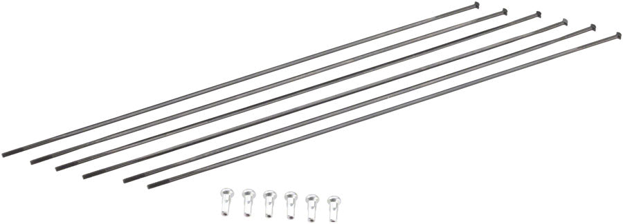 DT Swiss ARC 1100 DiCut 80 Spoke Kit: Front and Rear, Black