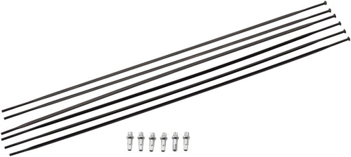 DT Swiss PR 1600 Spline 32 Spoke Kit: Front and Rear Black