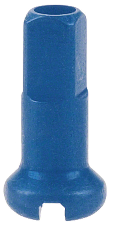 DT Swiss Standard Spoke Nipples - Aluminum, 1.8 x 12mm, Blue, Box of 100