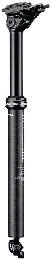 FSA (Full Speed Ahead) Flowtron AGX Dropper Seatpost - 27.2 x 100mm, Black