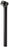 Odyssey Intac Railed Seatpost - 25.4mm, 300mm, Black