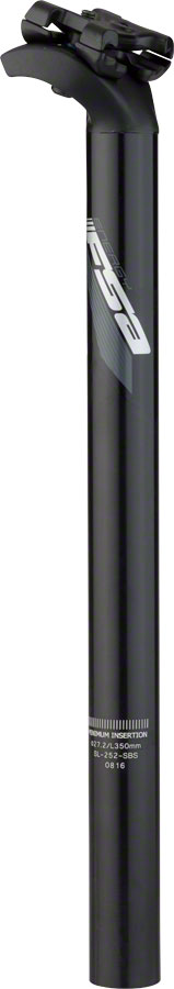 FSA Energy SB20 Seatpost 27.2 x 350mm Gray Graphic , Black