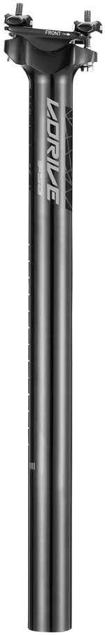 FSA V-Drive Seatpost - 31.6 x 400 mm, 0 mm Offset, Black
