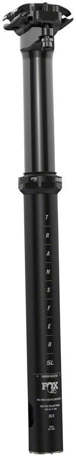 FOX Transfer SL Performance Dropper Seat Post - 31.6, 75 mm, Internal Routing, Anodized Upper