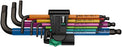 Wera 950/9 Hex-Plus SB L-Key Hex Wrench Set - Metric, Multicolor