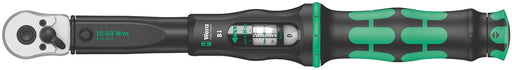 Wera Click-Torque B 1 Torque Wrench - with Reversible Ratchet, 3/8"