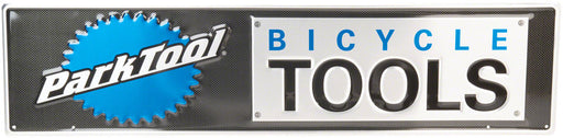 Park Tool Metal Bicycle Tools Sign, Black/Blue/Silver MLS-2