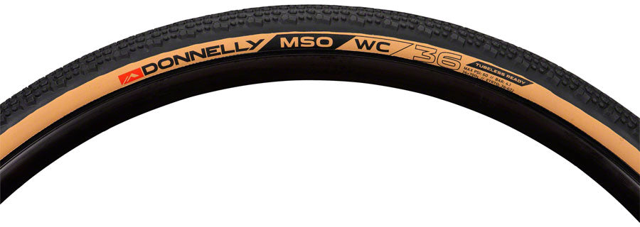 Donnelly Sports X'plor MSO WC Tire - 700 x 36, Tubeless, Folding, Tan