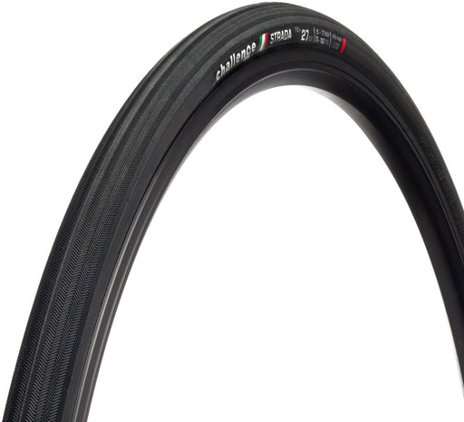 Challenge Strada Race Tire - 700 x 27, Clincher, Folding, Black