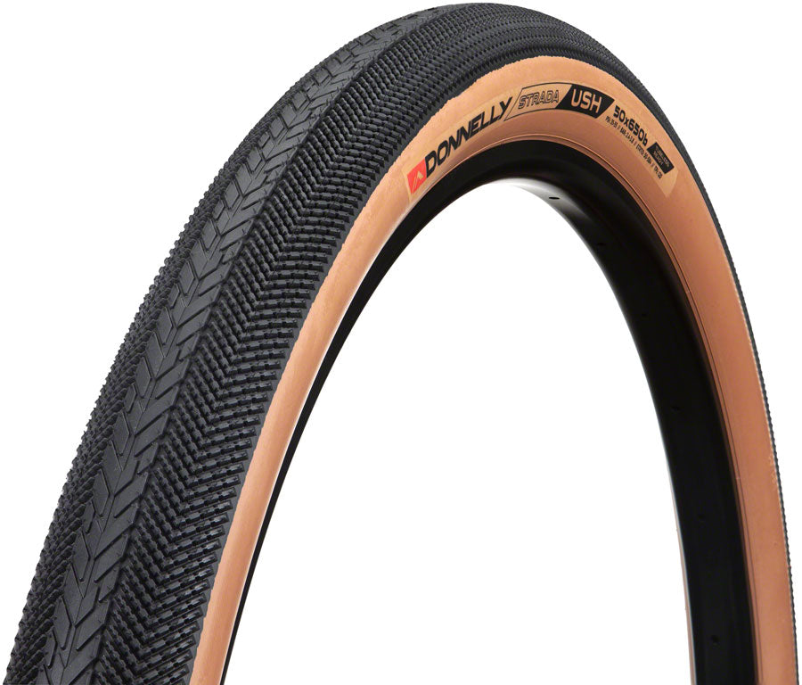 Donnelly Sports Strada USH Tire - 650b x 50, Tubeless, Folding, Black/Tan