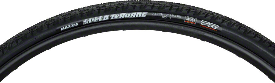 Maxxis Speed Terrane Tire: 700 x 33c Carbon Folding 120tpi Dual Compound