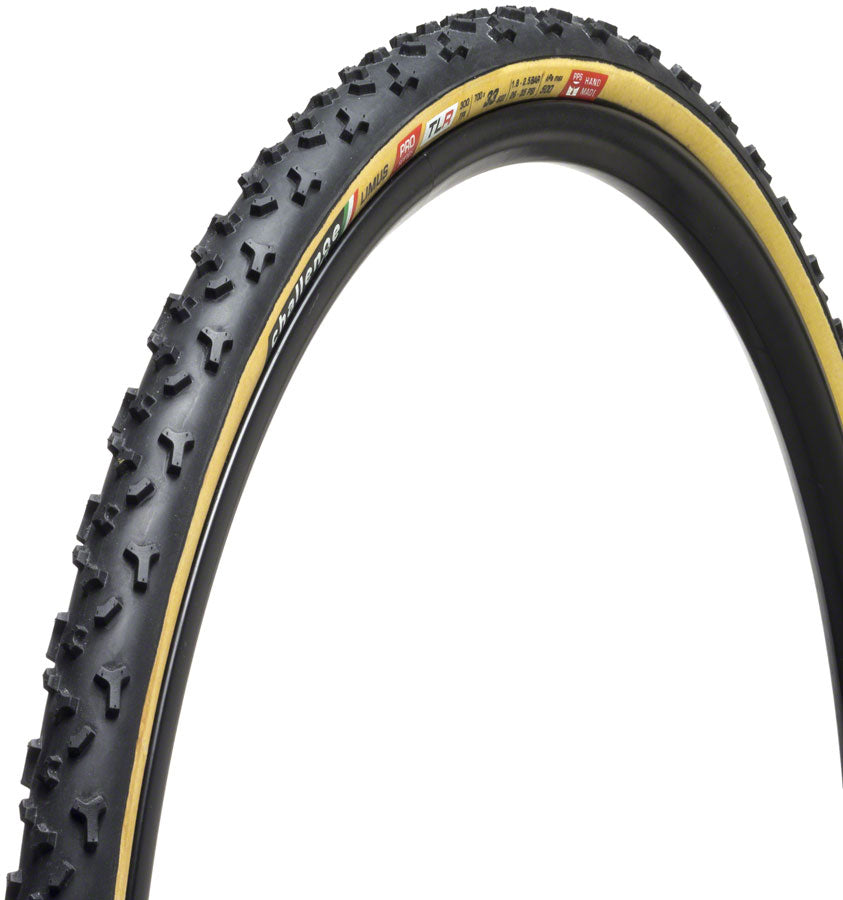 Challenge Limus Pro Tire - 700 x 33, Tubeless, Folding, Black/Tan, Handmade