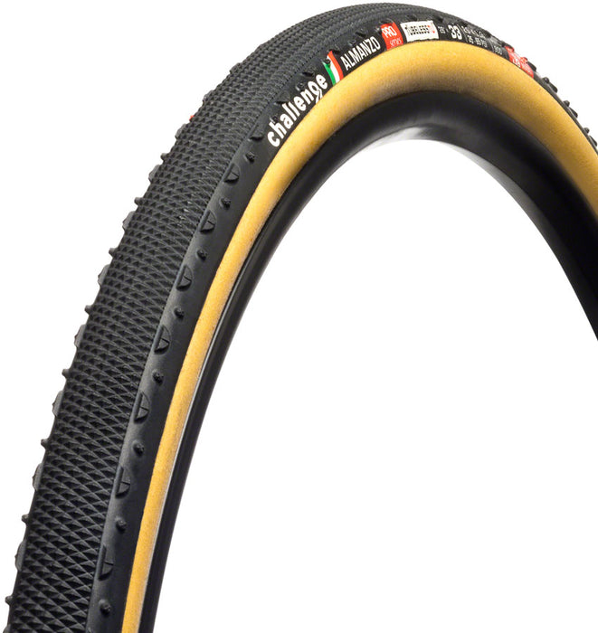 Challenge Almanzo Pro Tire - 700 x 33, Tubular, Black/Tan, Handmade, Tubeless