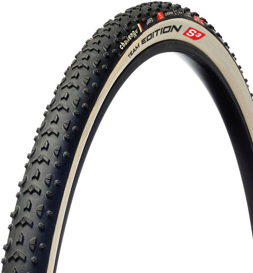 Challenge Grifo Team Edition Tire - 700 x 33, Tubular, Black/White, Handmade