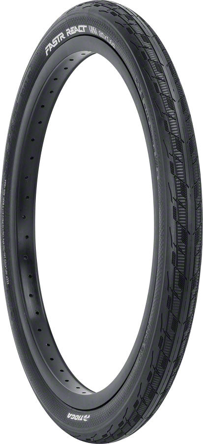 Tioga FASTR REACT Tire - 20 x 1.75, Clincher, Folding, Black, 120tpi