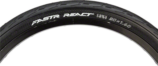 Tioga FASTR REACT Tire - 20 x 1.6, Clincher, Folding, Black, 120tpi