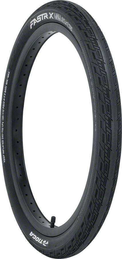 Tioga FASTR-X Tire - 20 x 1.6, Clincher, Folding, Black, 120tpi
