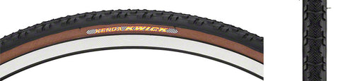 Kenda Kwick Tire - 700 x 30, Clincher, Wire, Black/Mocha, 60tpi