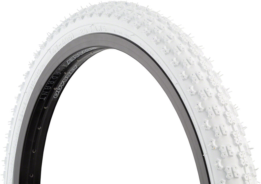 Kenda K50 Tire - 20 x 1.75, Clincher, Wire, White